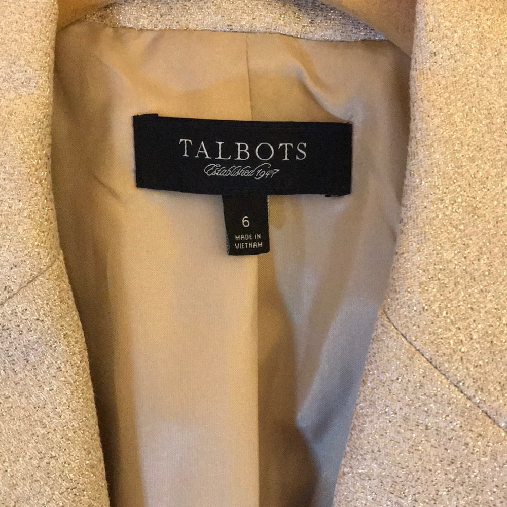 Talbots Gold Blazer - Picture 3 of 5